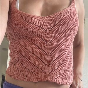 Women's Knit Tank Top - Pink